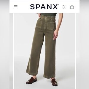 SPANX Cropped Wide leg jeans